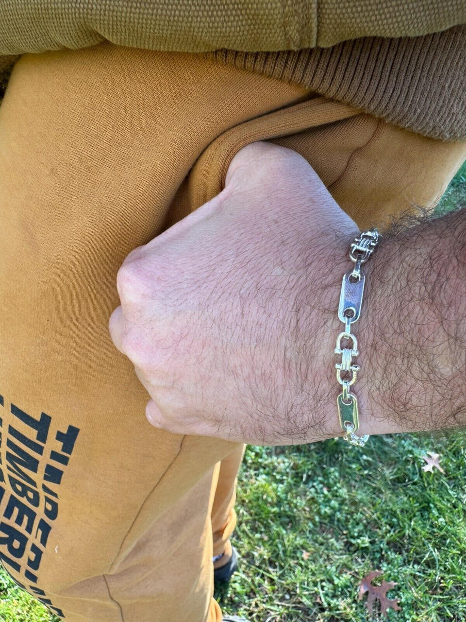 Custom Ferragamo Mariner Link Bracelet | 925 Sterling Silver