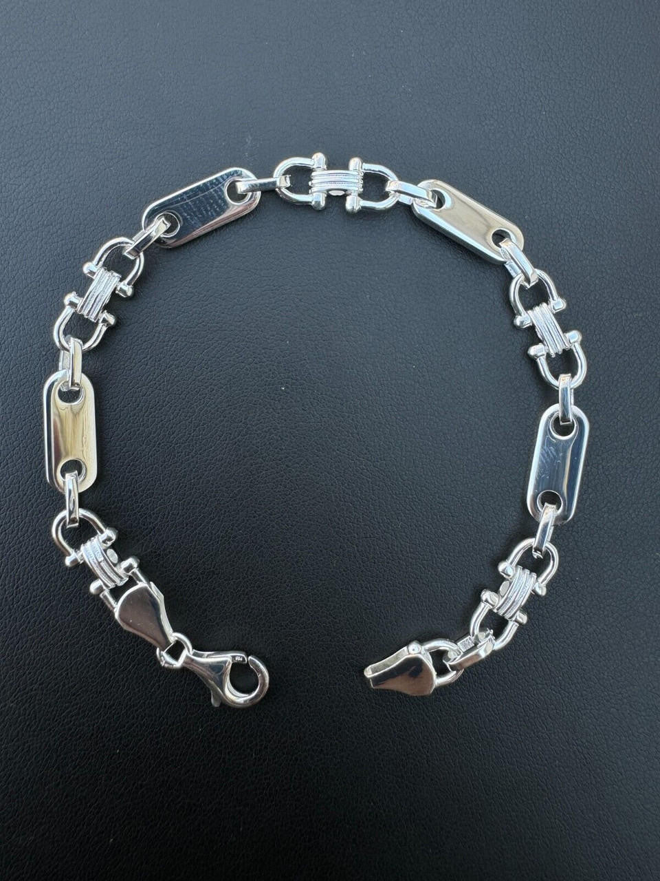 Custom Ferragamo Mariner Link Bracelet | 925 Sterling Silver