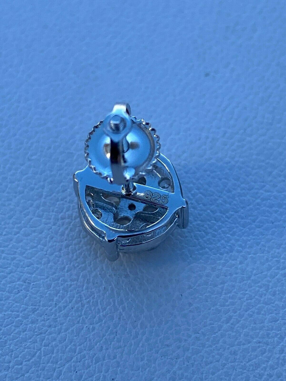 Moissanite Iced Out Culture Earrings | 925 Silver