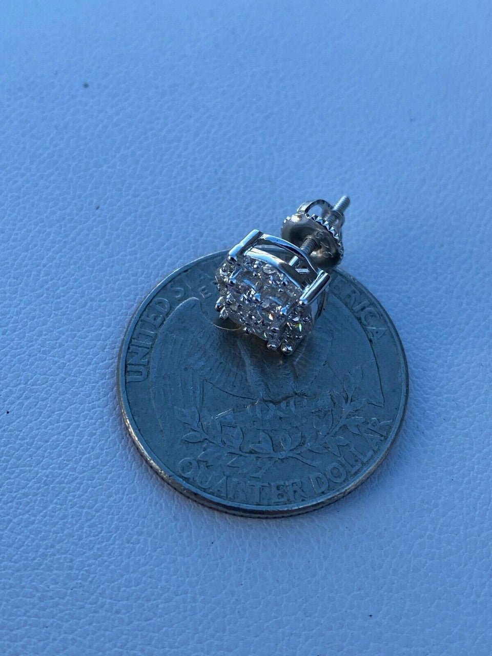 Moissanite Iced Out Culture Earrings | 925 Silver