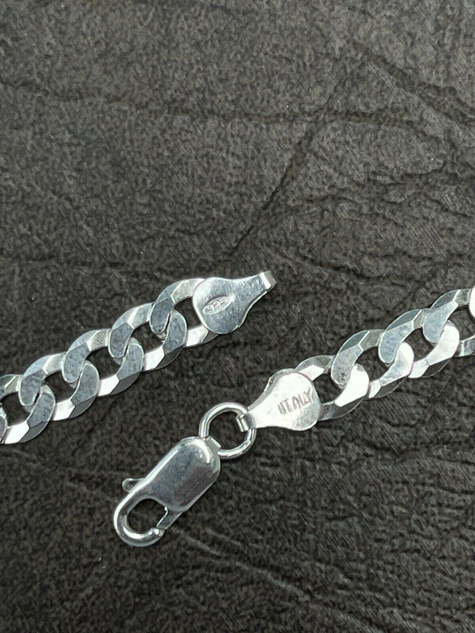 Flat Curb Cuban Chain Necklace | 925 Sterling Silver