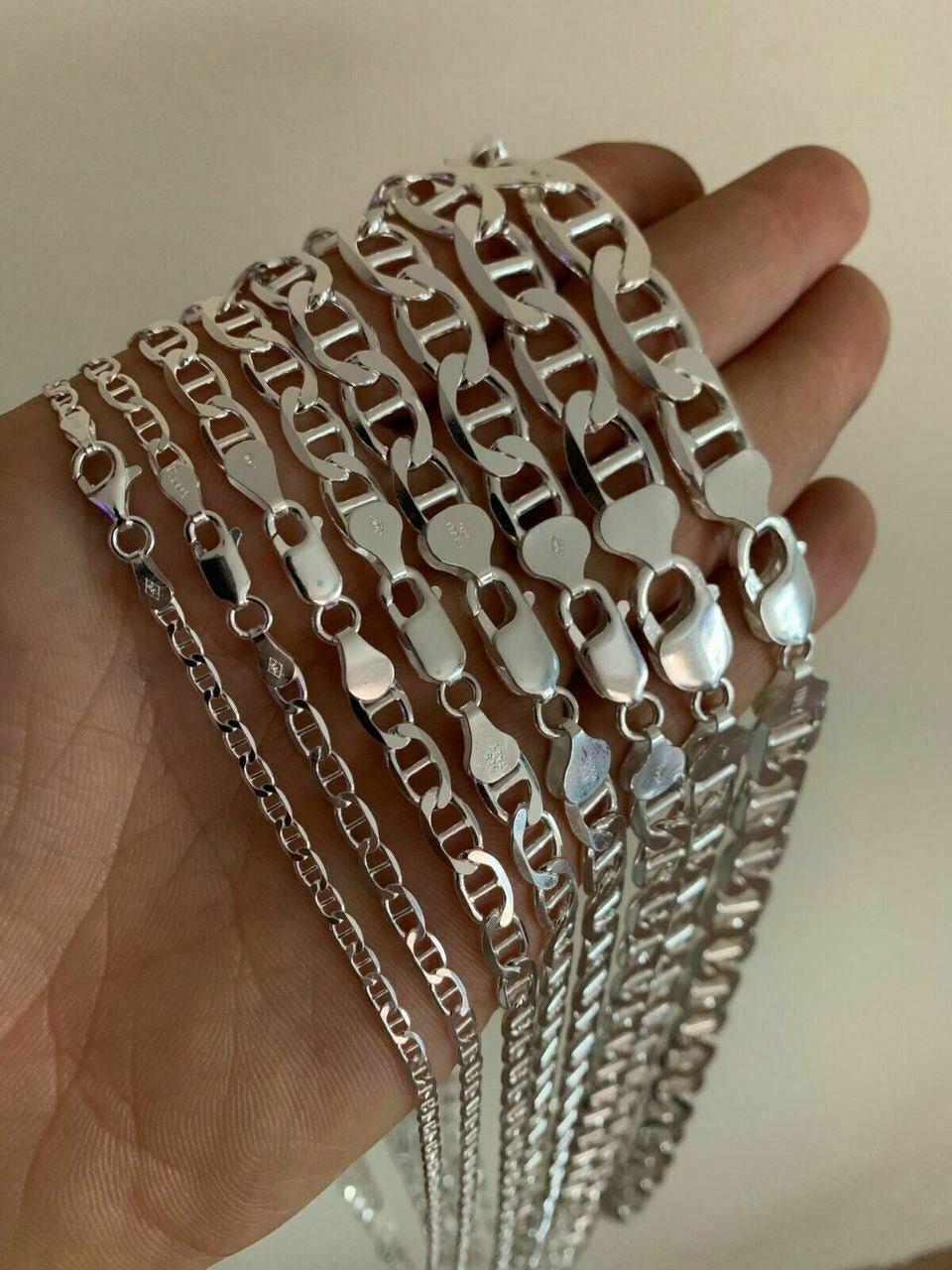 Mariner Link Chain Necklace Or Bracelet | 925 Sterling Silver