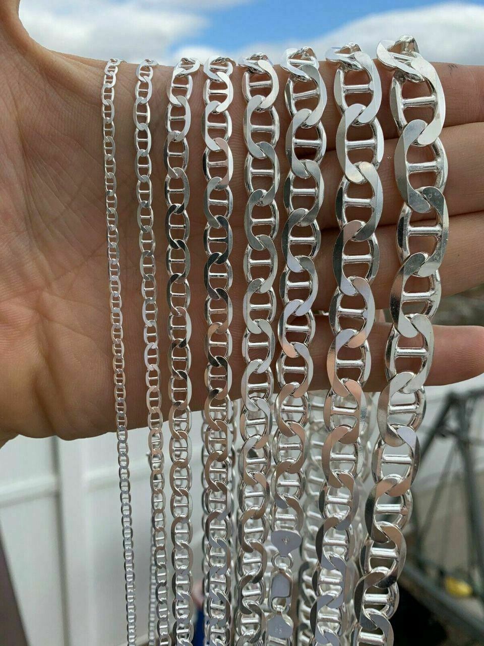 Mariner Link Chain Necklace Or Bracelet | 925 Sterling Silver
