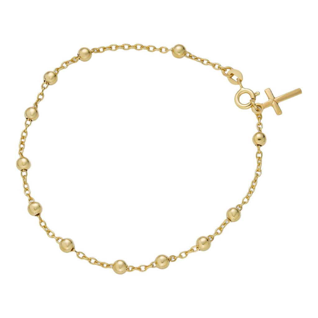 Rosary Bracelet | 14k Gold Vermeil 925 Silver