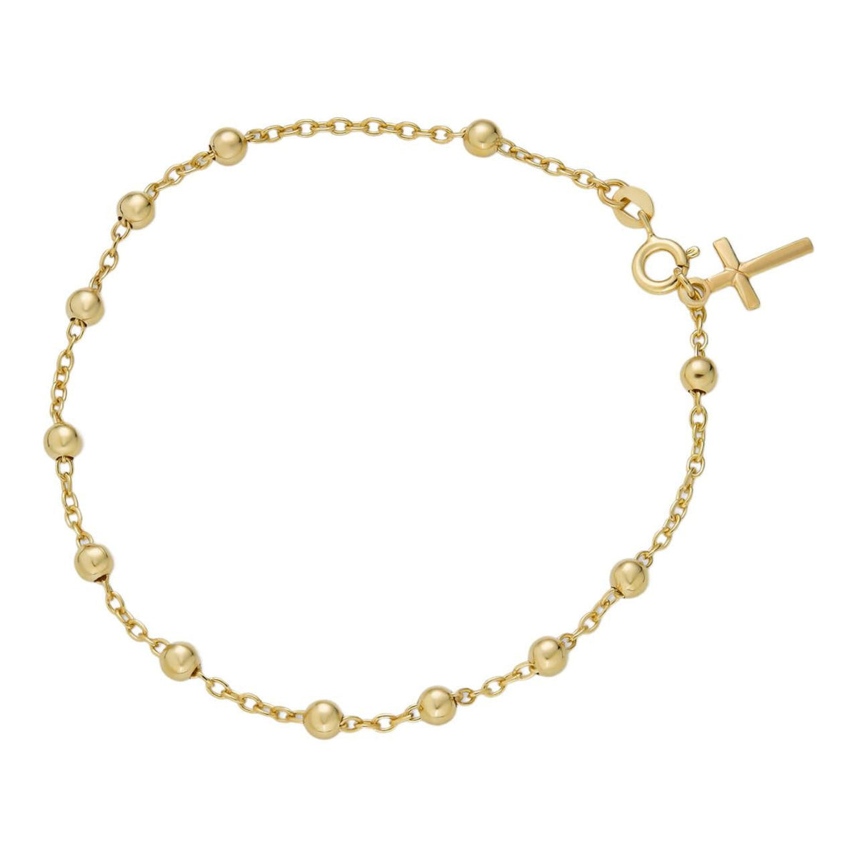 Rosary Bracelet | 14k Gold Vermeil 925 Silver