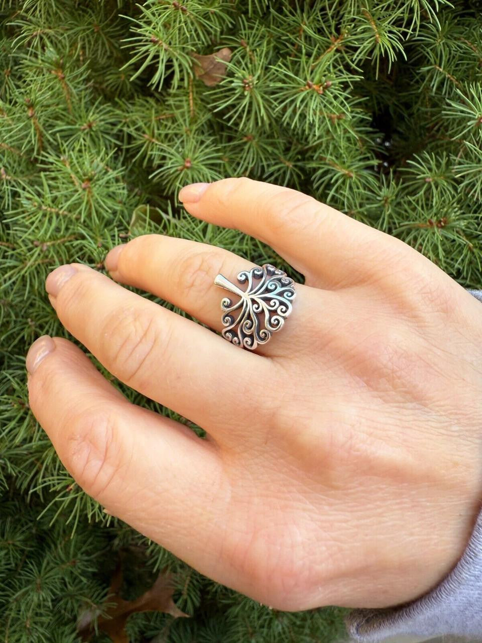 Tree Of Life Ring | 925 Silver