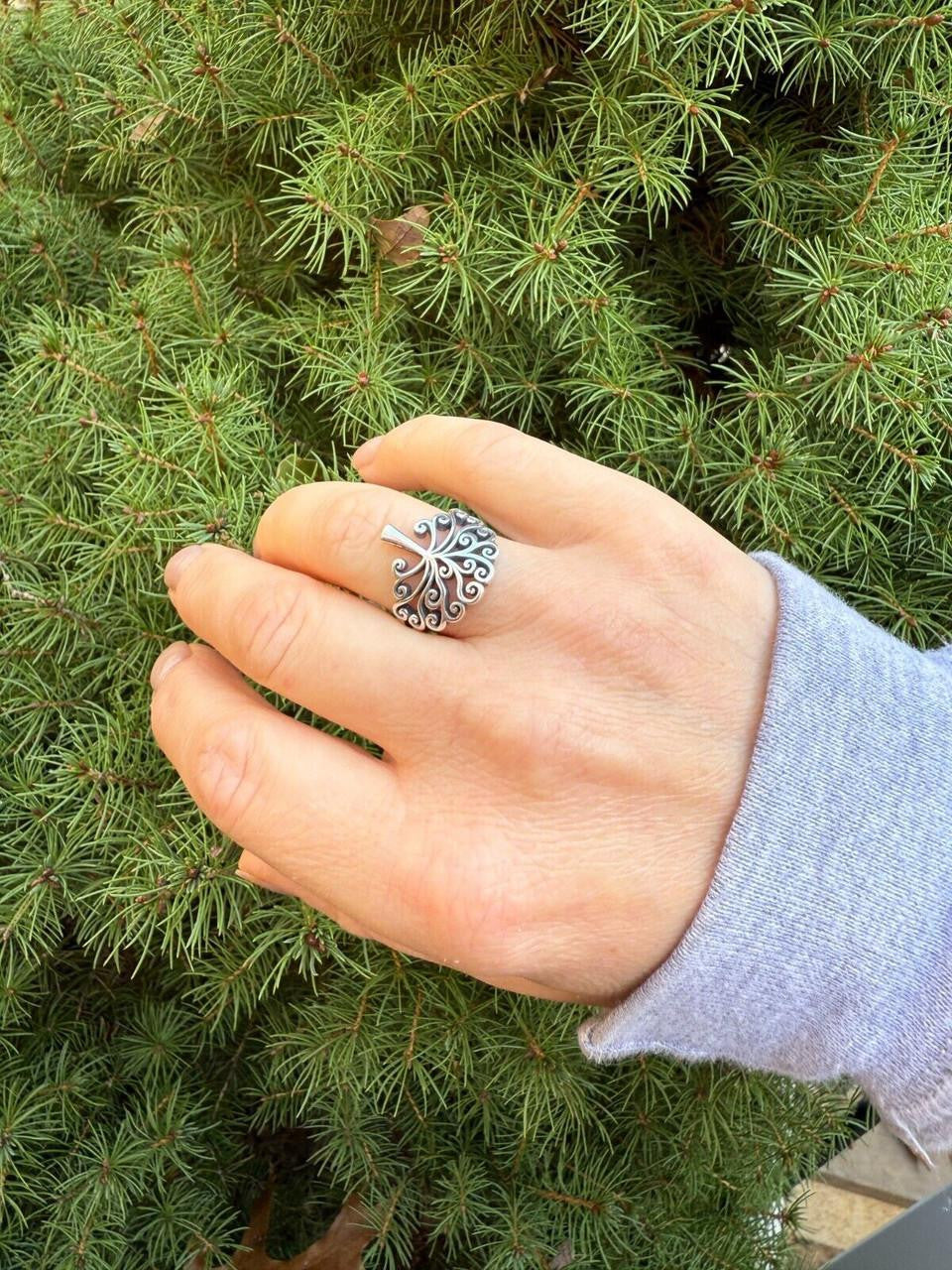 Tree Of Life Ring | 925 Silver