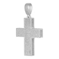 Moissanite Boss From All Sides 3D Iced Out Cross Pendant | 925 Silver