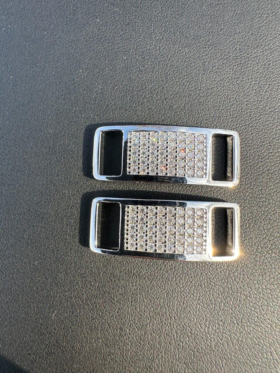 Moissanite Iced Out Lace Locks | 925 Silver