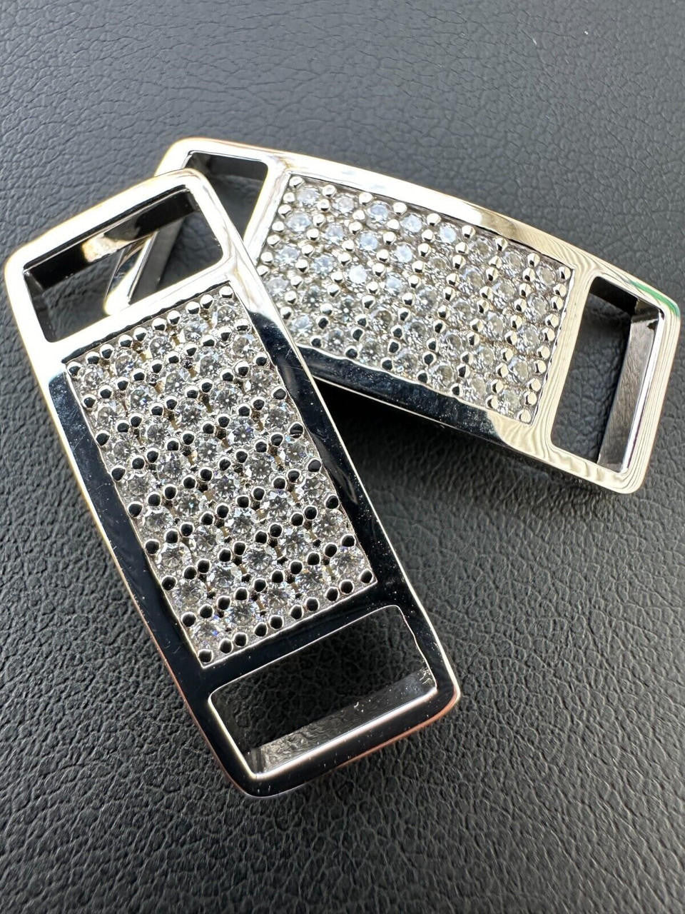Iced Out Lace Locks | 925 Silver | CZ