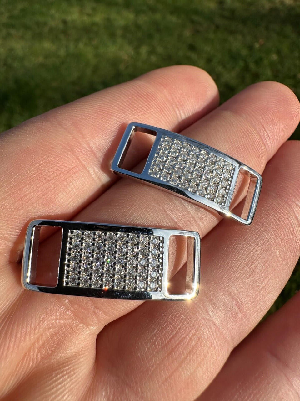 Iced Out Lace Locks | 925 Silver | CZ