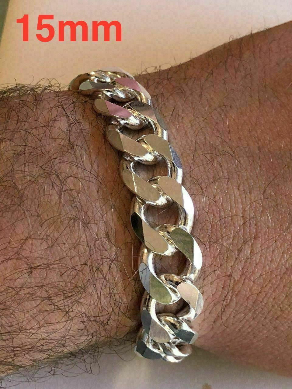Curb Link Chain Necklace Or Bracelet | 925 Sterling Silver