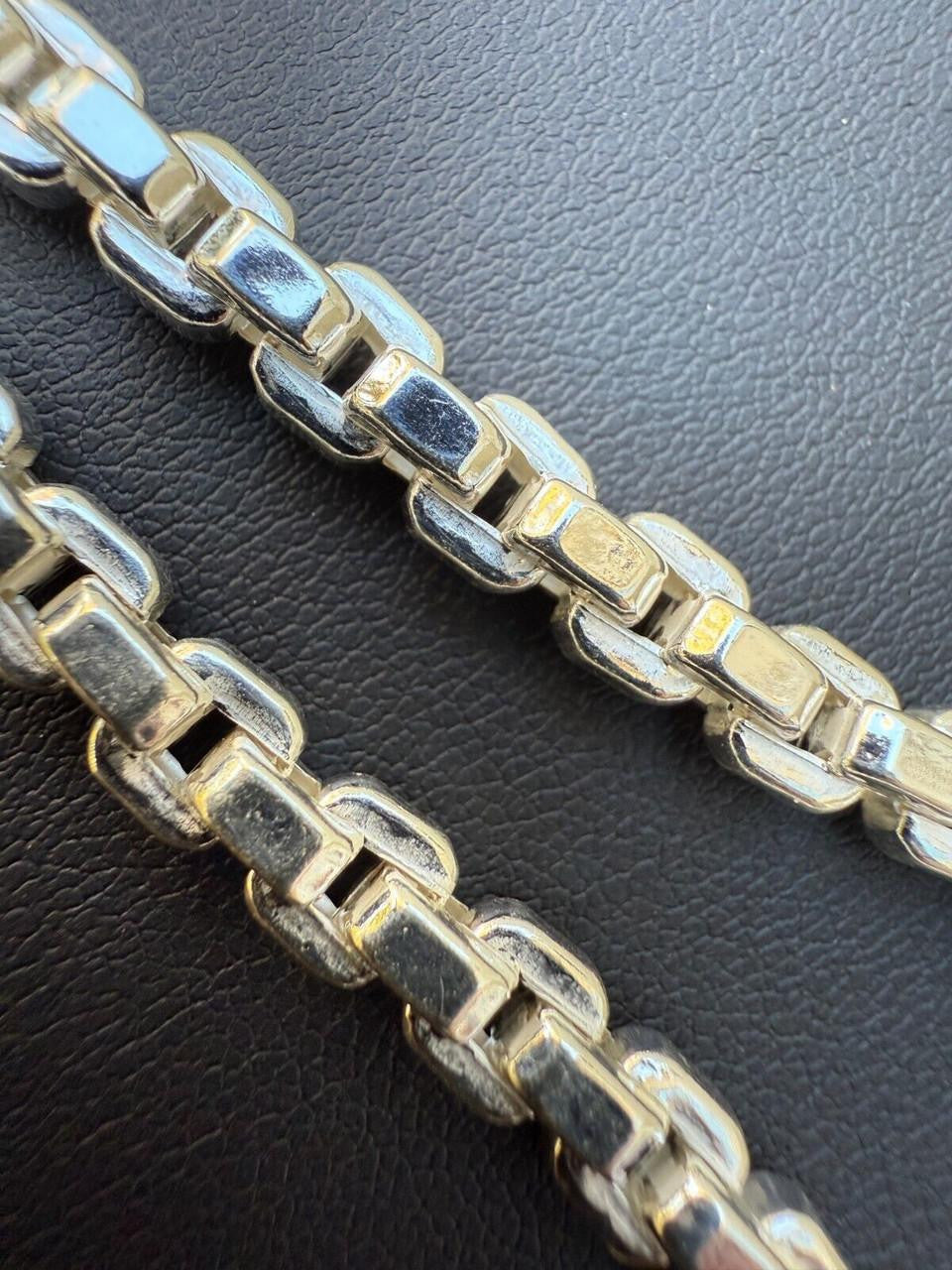 Puffed Rolo Bracelet | Hollow 925 Sterling Silver