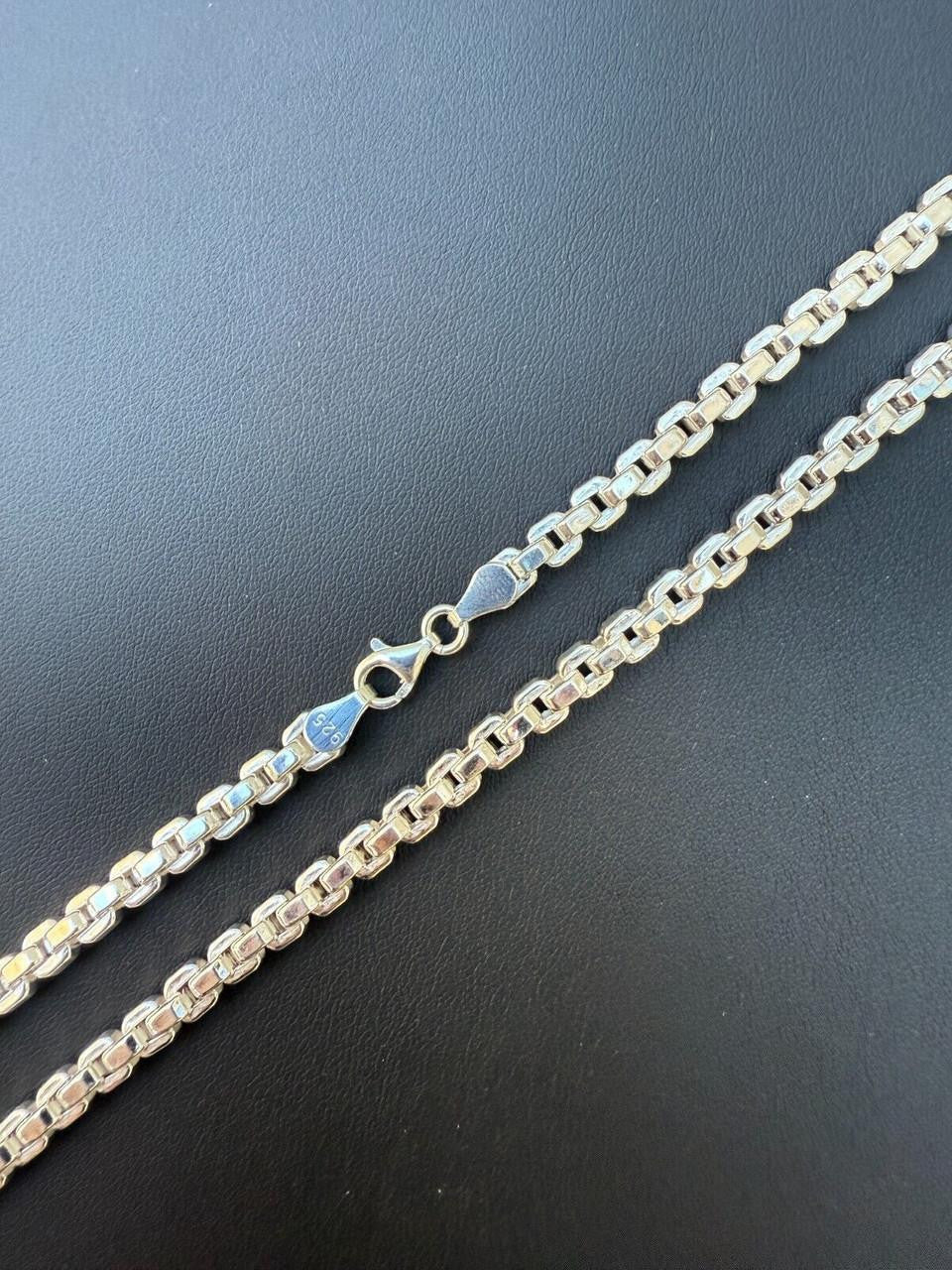 Puffed Rolo Chain Necklace | Hollow 925 Sterling Silver
