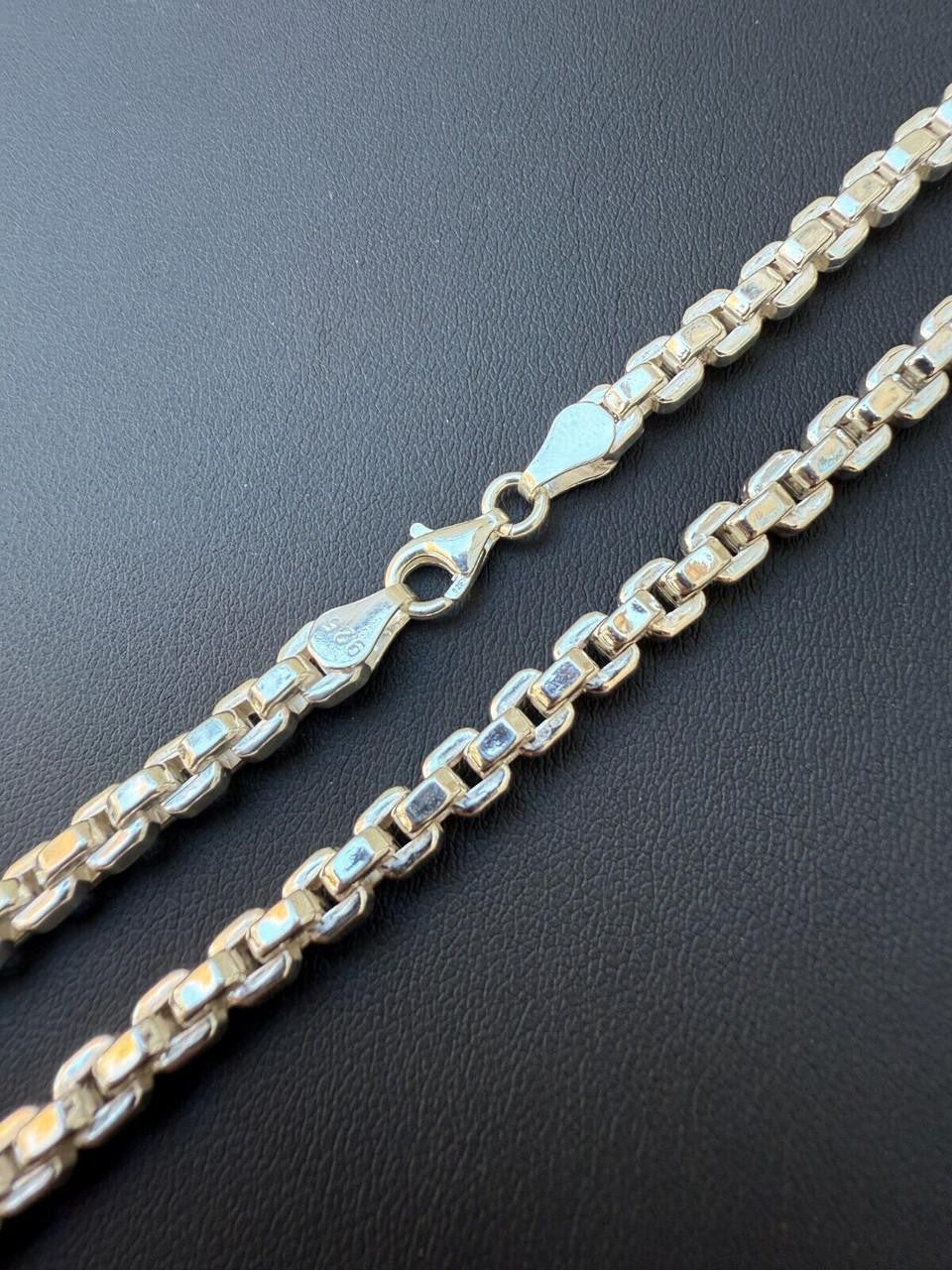 Puffed Rolo Chain Necklace | Hollow 925 Sterling Silver