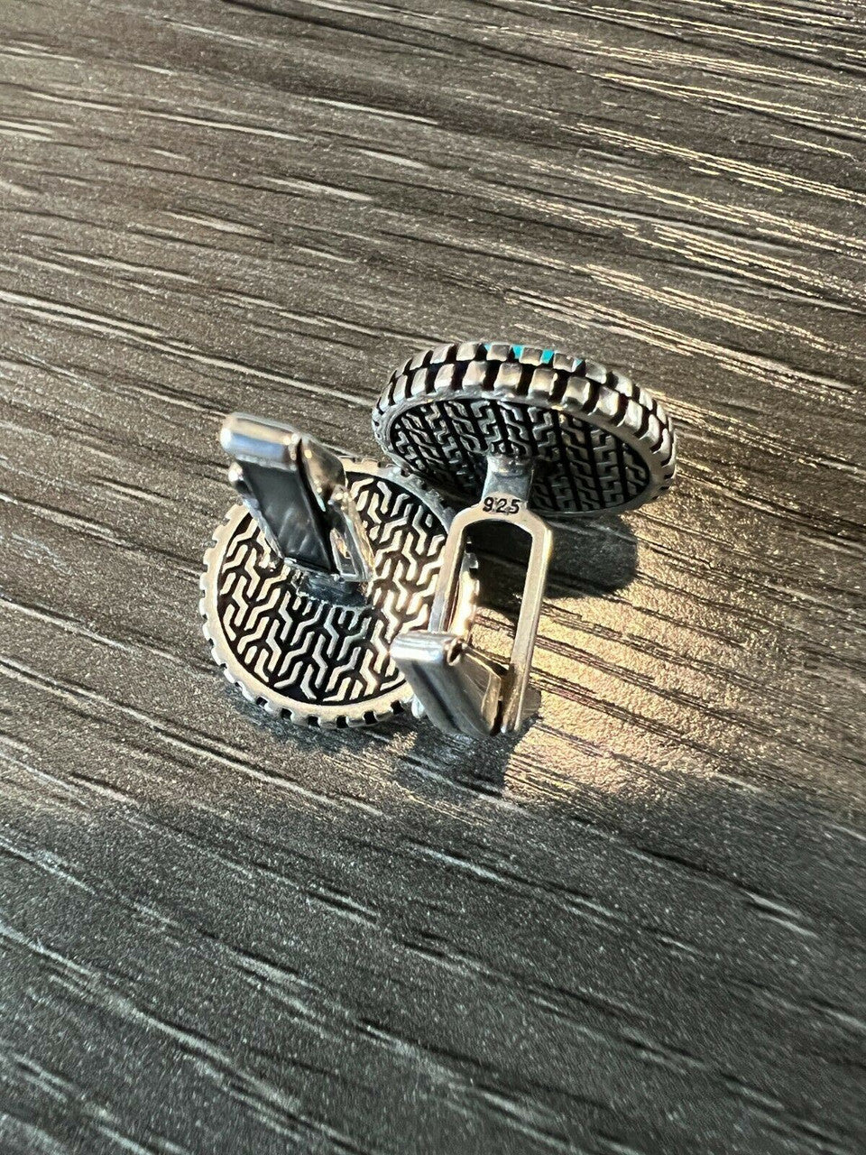 Cufflinks Round Classic | 925 Silver