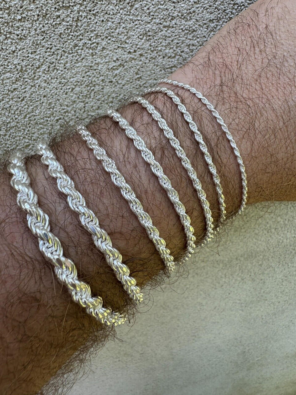 Rope Bracelet | 925 Sterling Silver