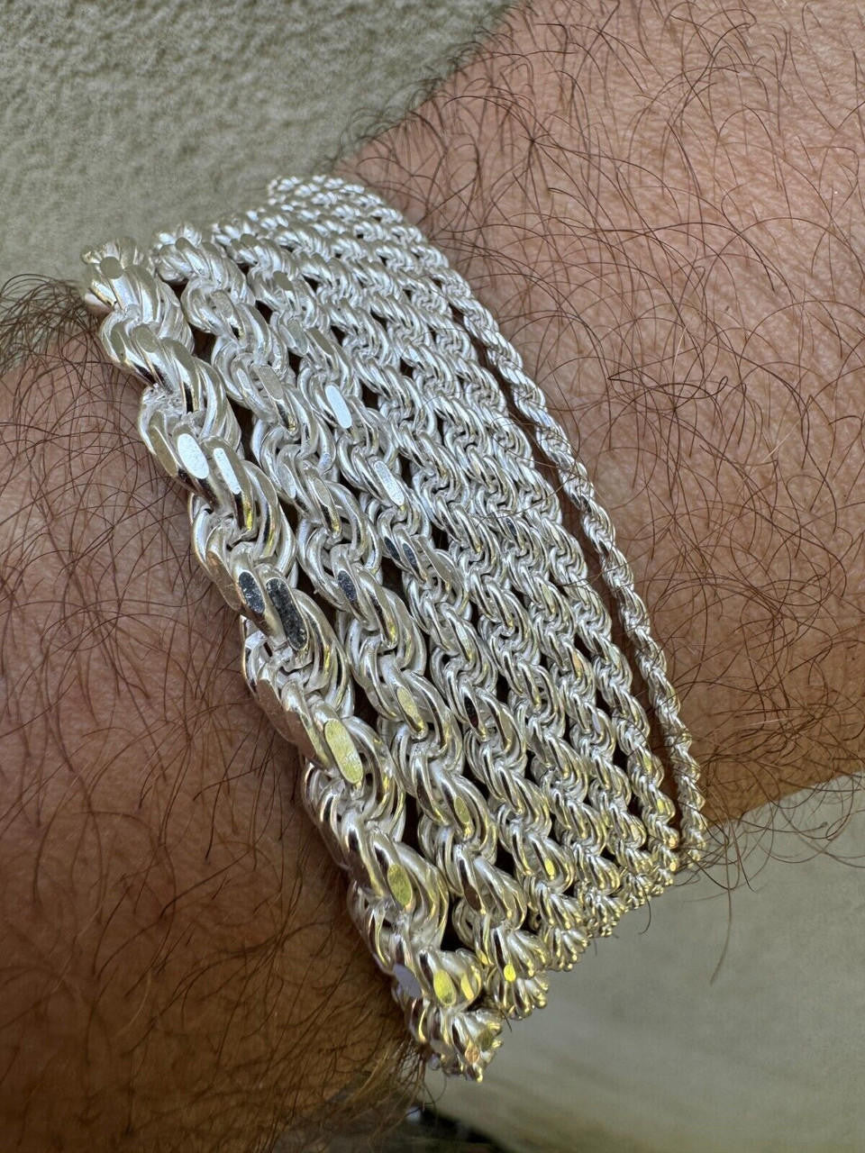 Rope Bracelet | 925 Sterling Silver