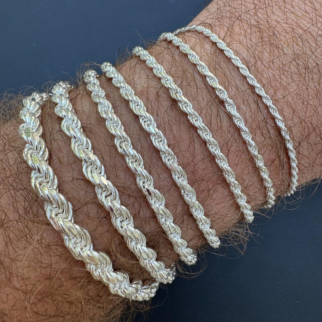 Rope Bracelet | 925 Sterling Silver