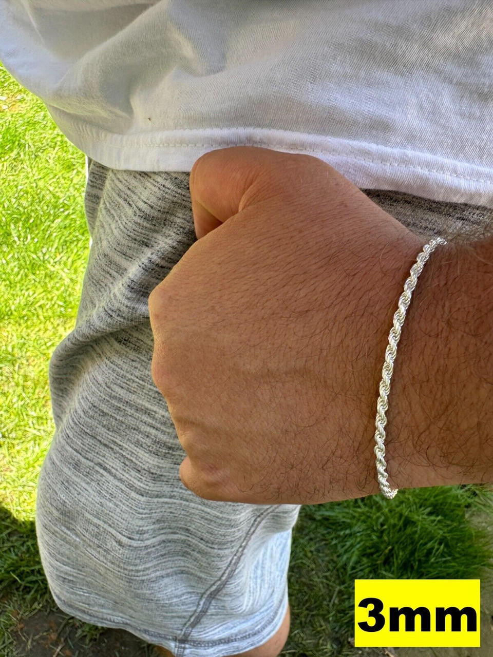 Rope Bracelet | 925 Sterling Silver