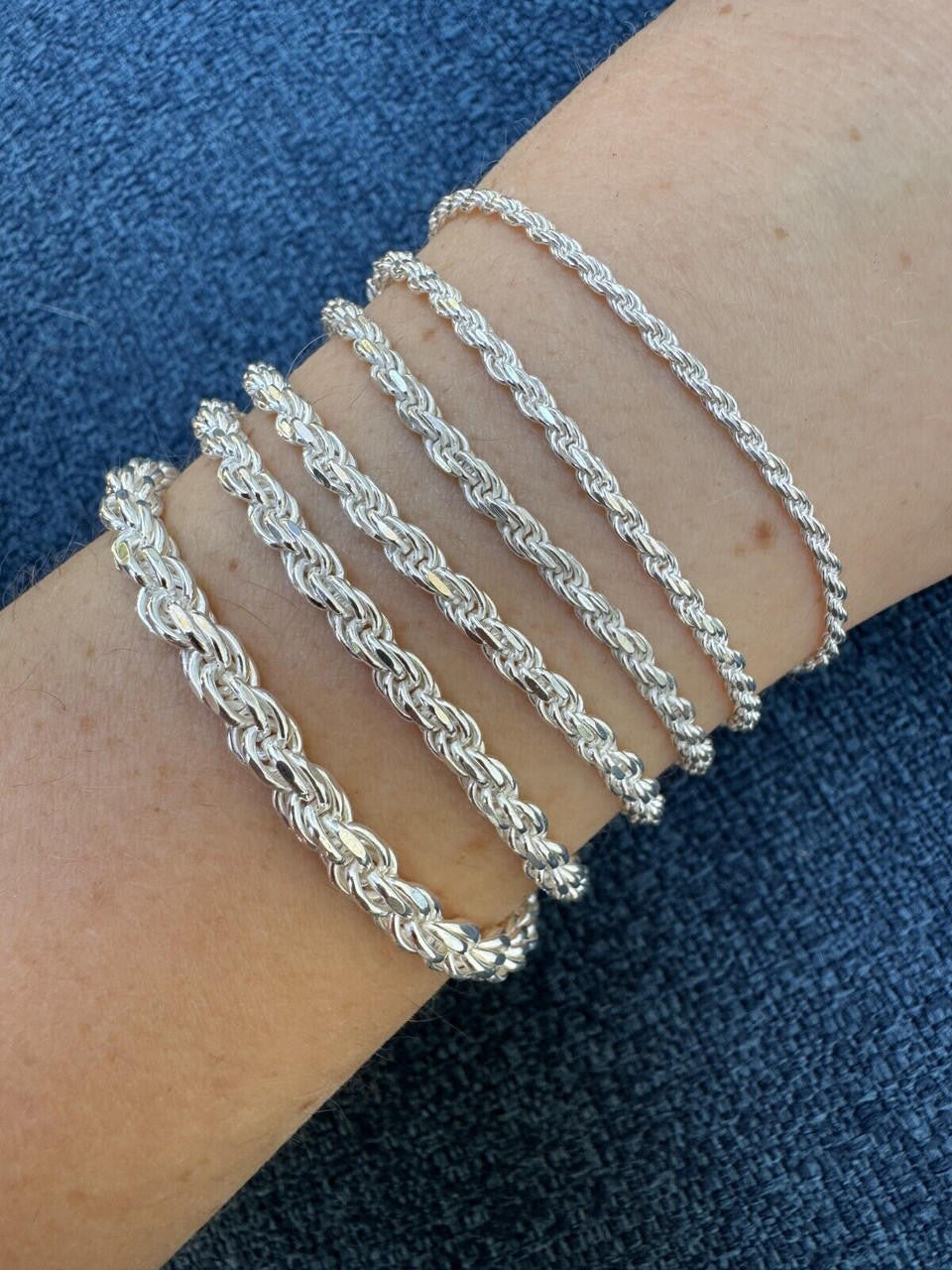 Rope Bracelet | 925 Sterling Silver