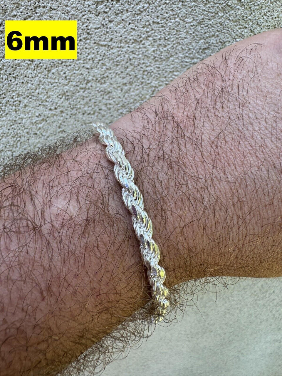 Rope Bracelet | 925 Sterling Silver