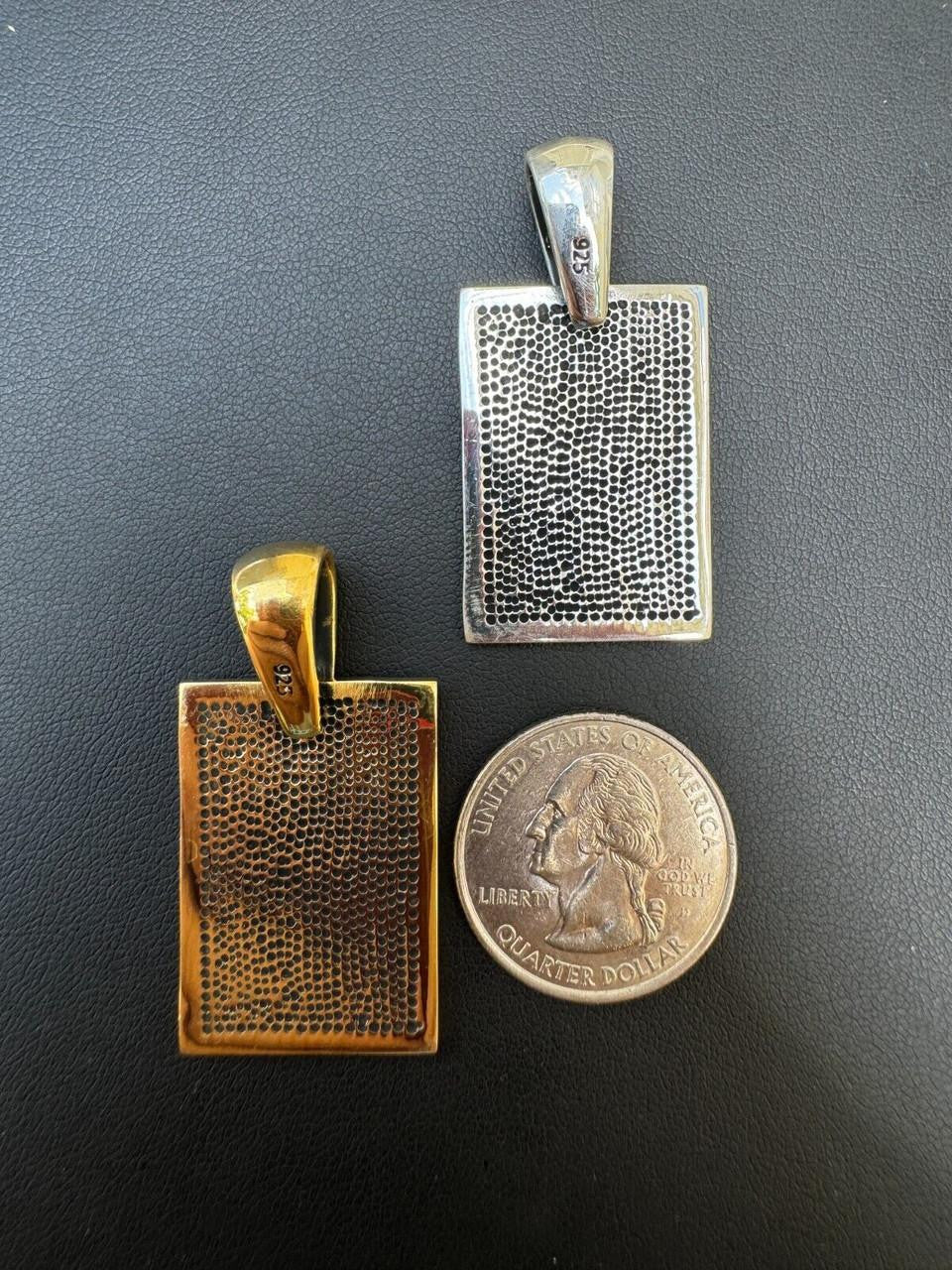 King Of Spades Card Pendant | 14k Gold Vermeil Or 925 Silver
