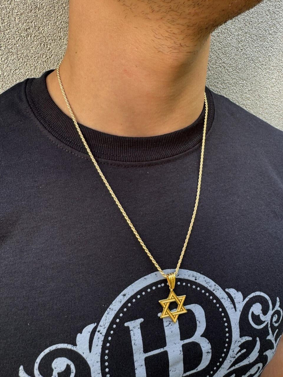 Jewish Classic Star Of David Pendant | 14k Gold Vermeil Or 925 Silver