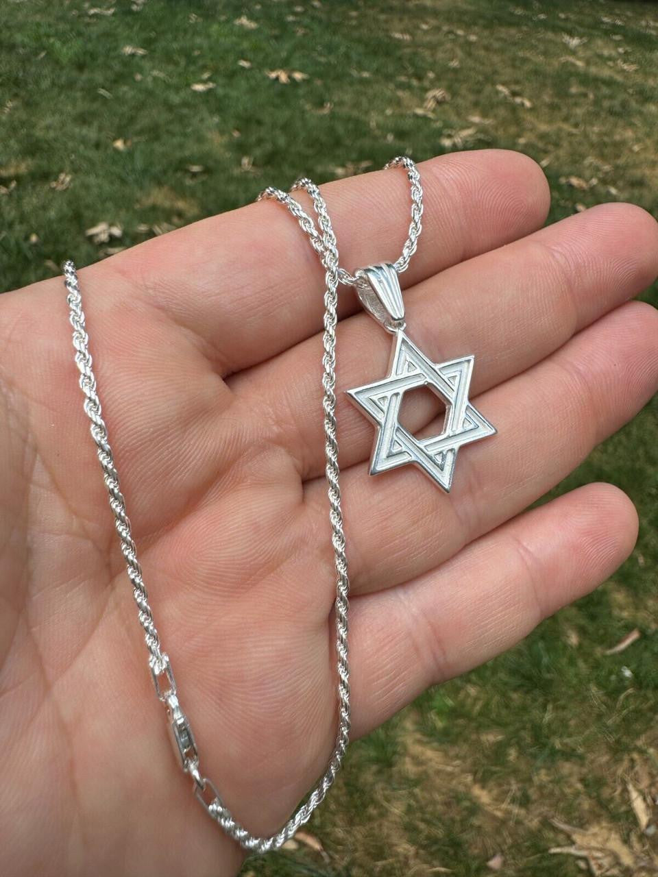 Jewish Classic Star Of David Pendant | 14k Gold Vermeil Or 925 Silver