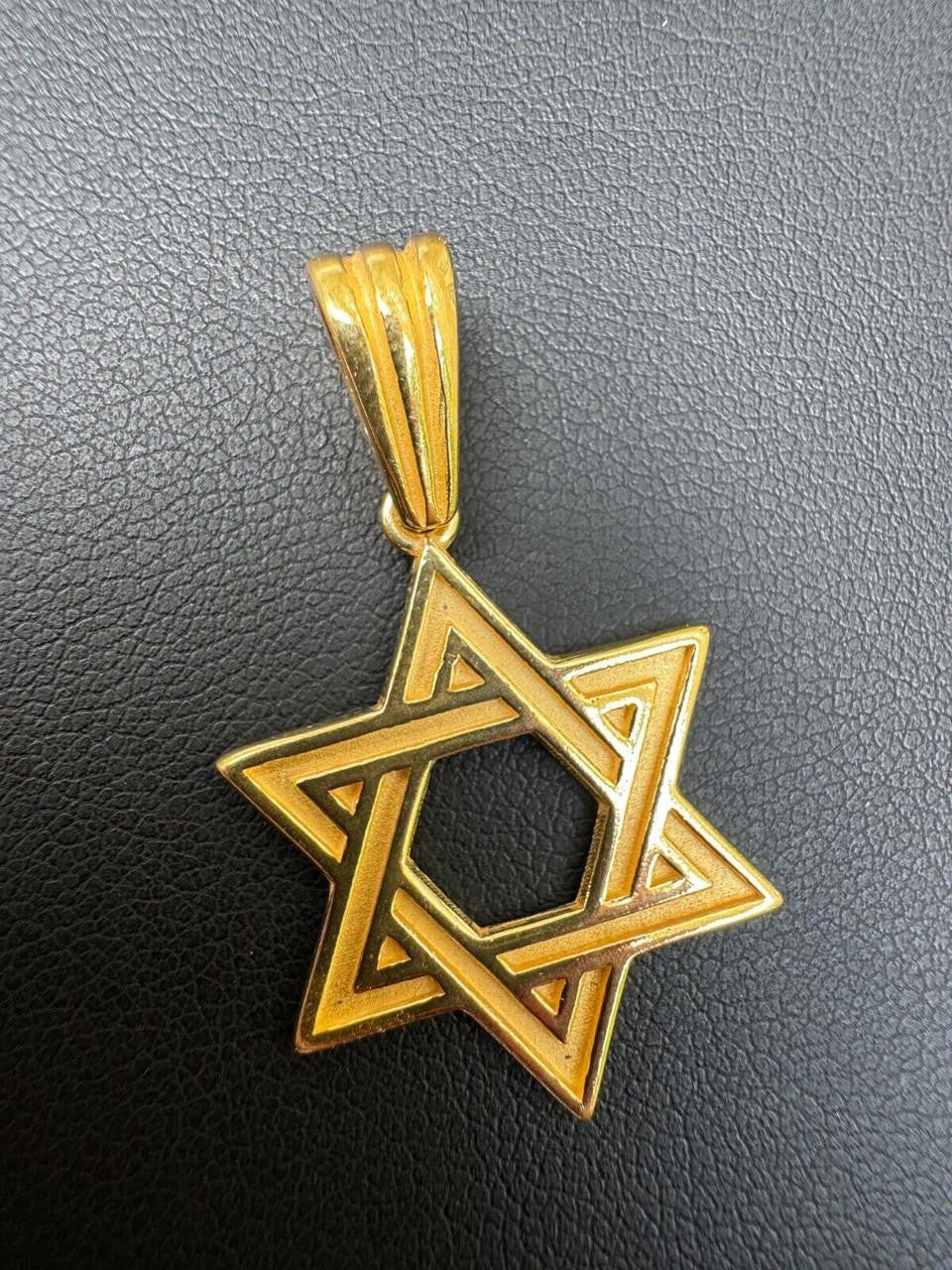 Jewish Classic Star Of David Pendant | 14k Gold Vermeil Or 925 Silver